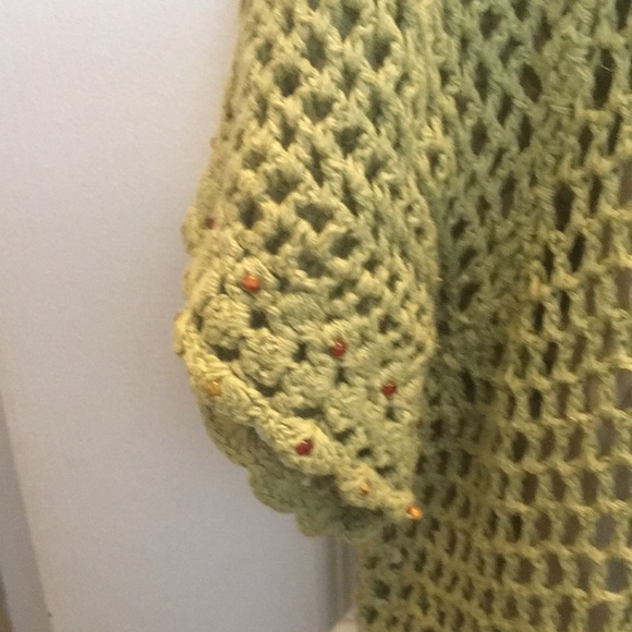 Green crochet top - Picture 3 of 8
